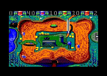 Rally Cross (UK) (1989) (Trainer) screen shot game playing